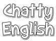Chatty English Stacked Logo Head Image